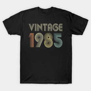 35th Birthday Gift Vintage 1985 Classic Men Women 35 Years T-Shirt